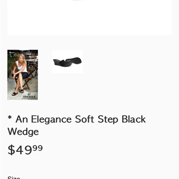 🆕ONESOLE Elegance Wedges Interchangeable Strap Slides - Picture 4 of 10